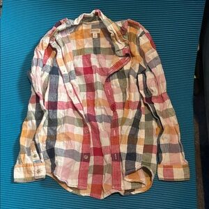 Gymboree Multicolor Plaid Button Down Shirt